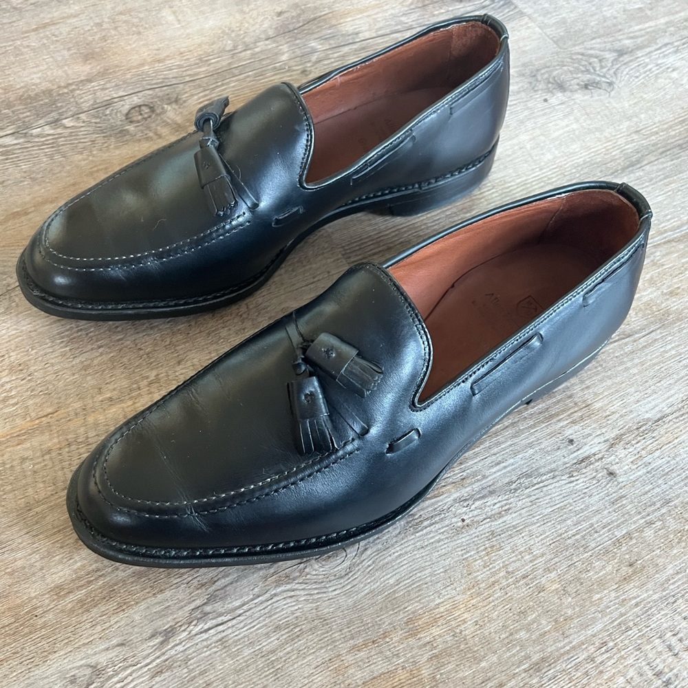 Grayson Tassel Loafer Allen Edmonds Black Men’s Shoes - Picture 2 of 6